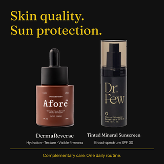 The Study Routine: DermaReverse and Tinted Mineral Sunscreen