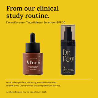 The Study Routine: DermaReverse and Tinted Mineral Sunscreen