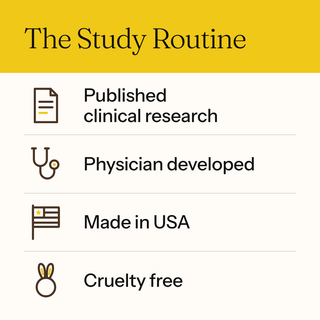 The Study Routine: published clinical research, physician developed, made in USA, cruelty free.